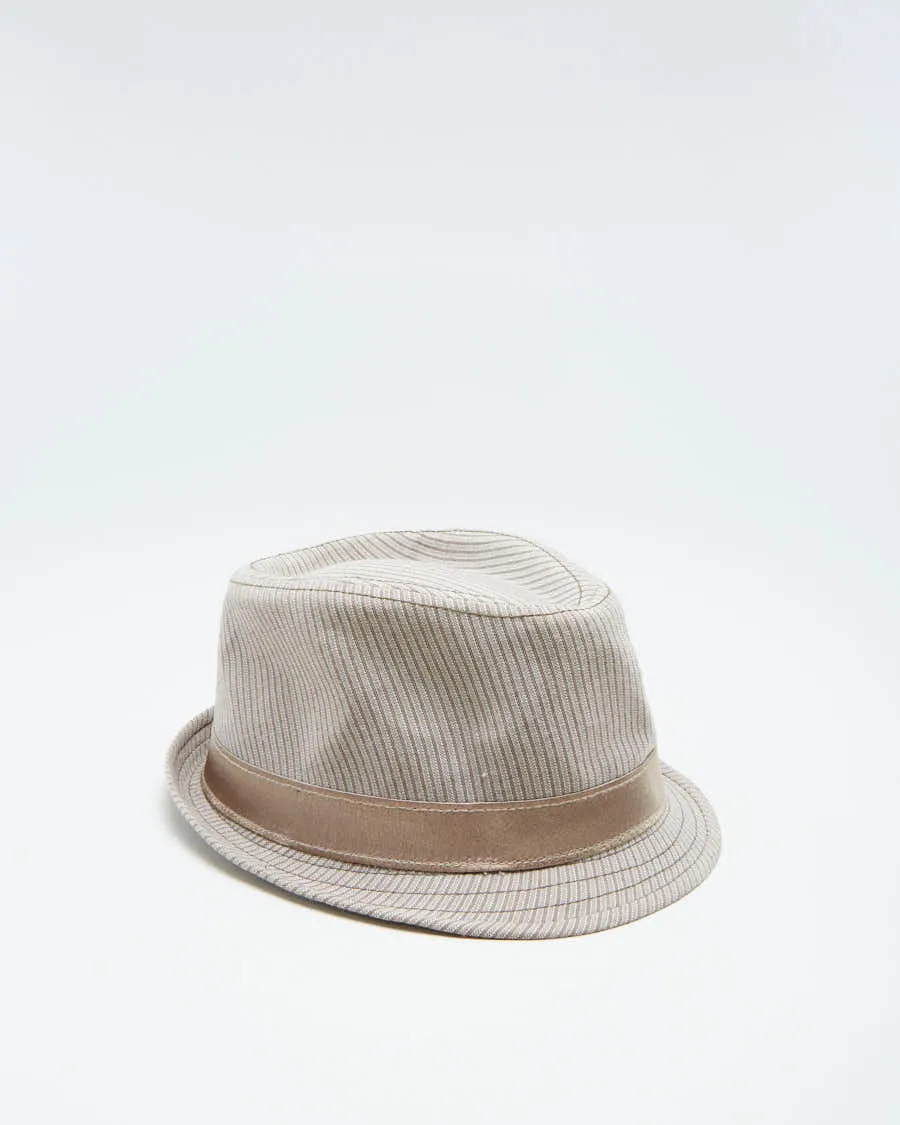 00s Adidas Beige Fedora Hat - XL