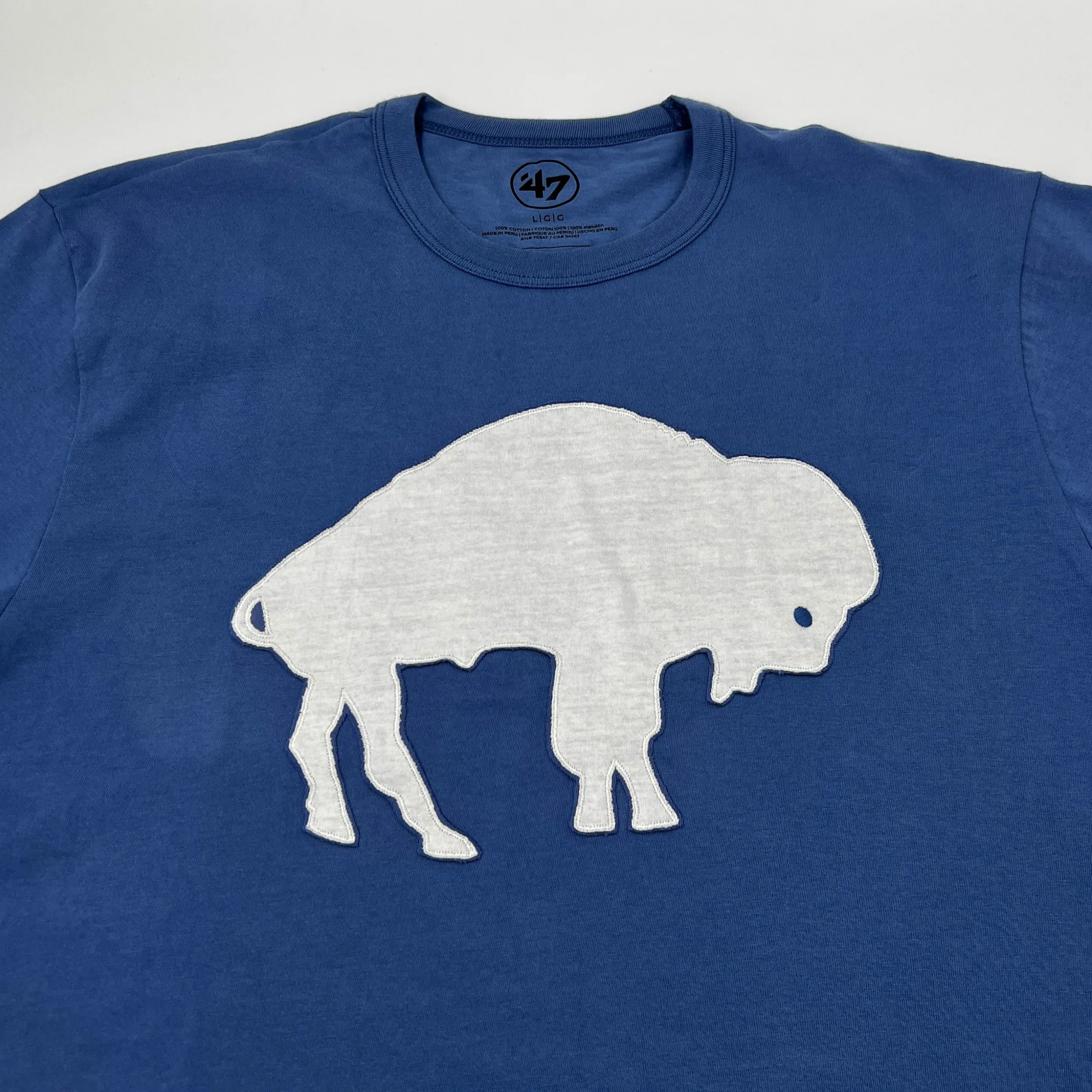 '47 Brand Bills Retro Buffalo Cadet Blue Short Sleeve Shirt