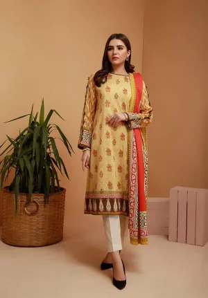 ACE Galleria Digital Printed Unstitched 3 Piece Cambric Suit ACE 12079