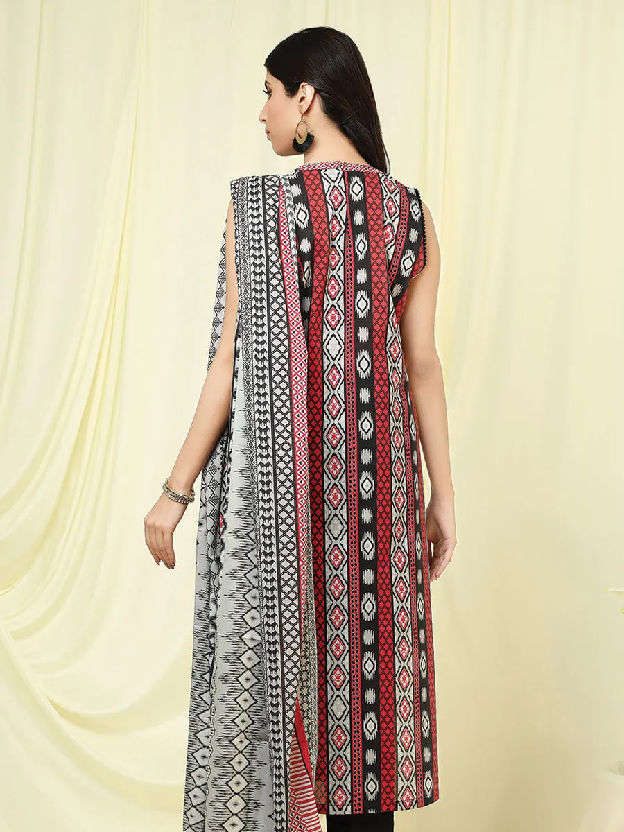 ACE Galleria Embroidered Lawn Unstitched 2Pc Suit A-WUSDS22-100