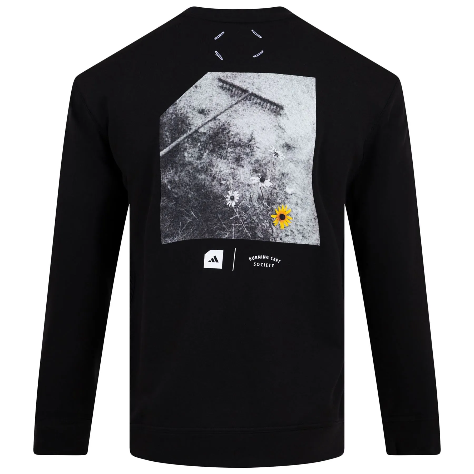 Adicross Burning Cart Society Crew Neck Sweatshirt Black - SS23