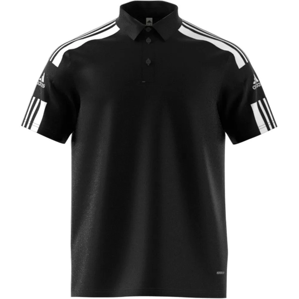 Adidas Adult Squadra 21 Polo Shirt (Black/White)