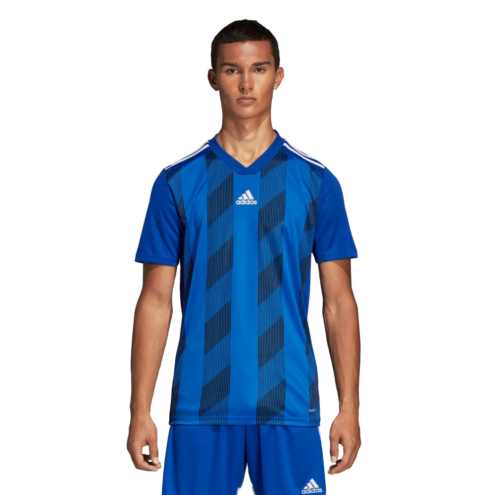 Adidas Adult Striped 19 Jersey (Blue/White)