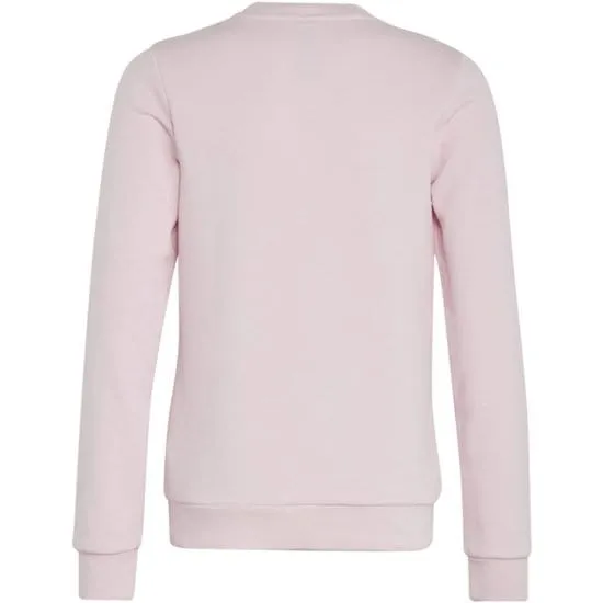 ADIDAS JUNIOR ESSENTIAL PINK CREW SWEATSHIRT