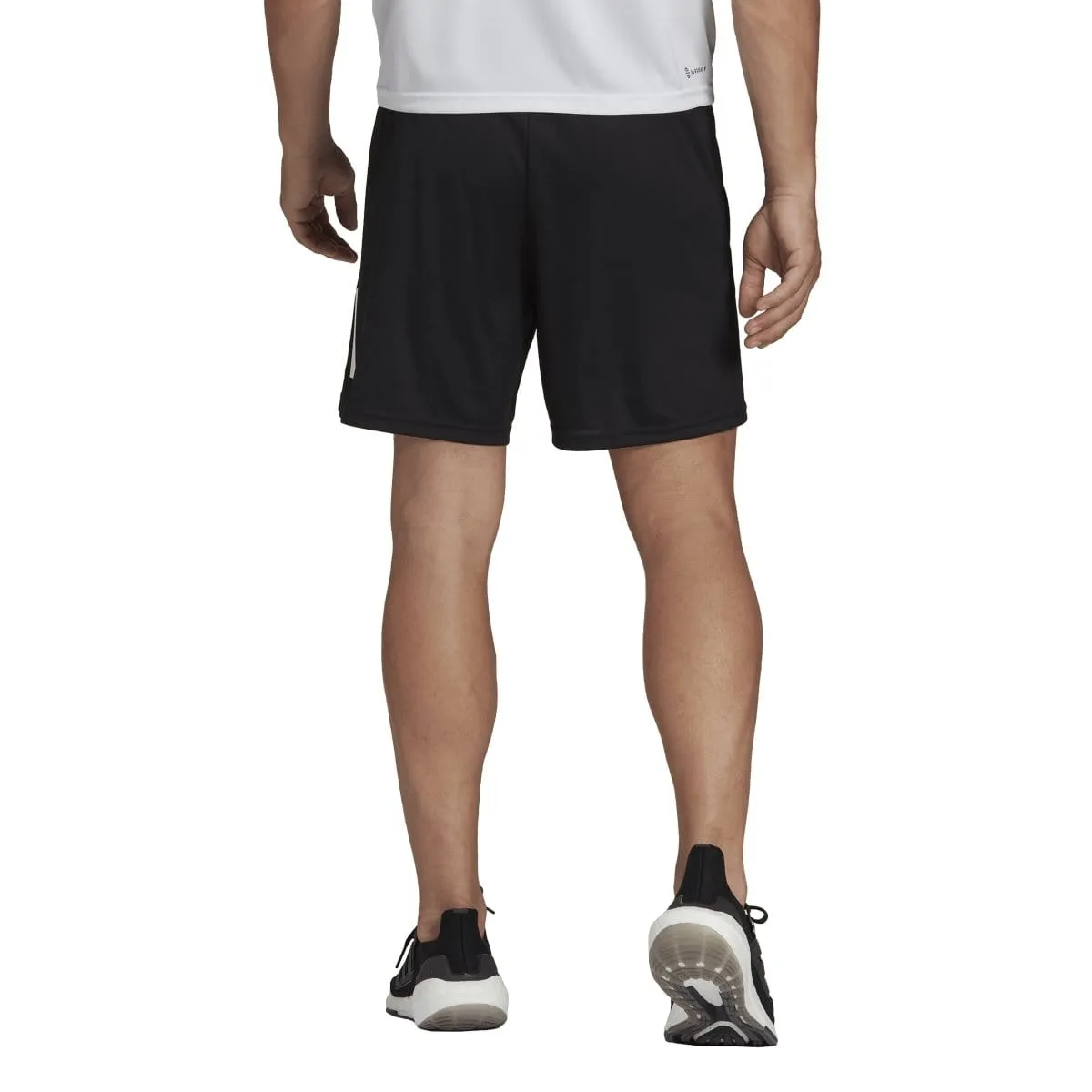 ADIDAS MEN'S TRAIN ESSENTIALS LOGO TRAINING BLACK SHORTS