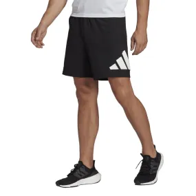 ADIDAS MEN'S TRAIN ESSENTIALS LOGO TRAINING BLACK SHORTS