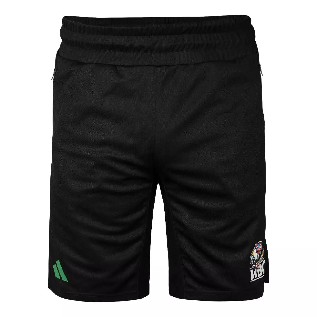 adidas WBC Boxing Shorts Tech Wear Zip Pockets