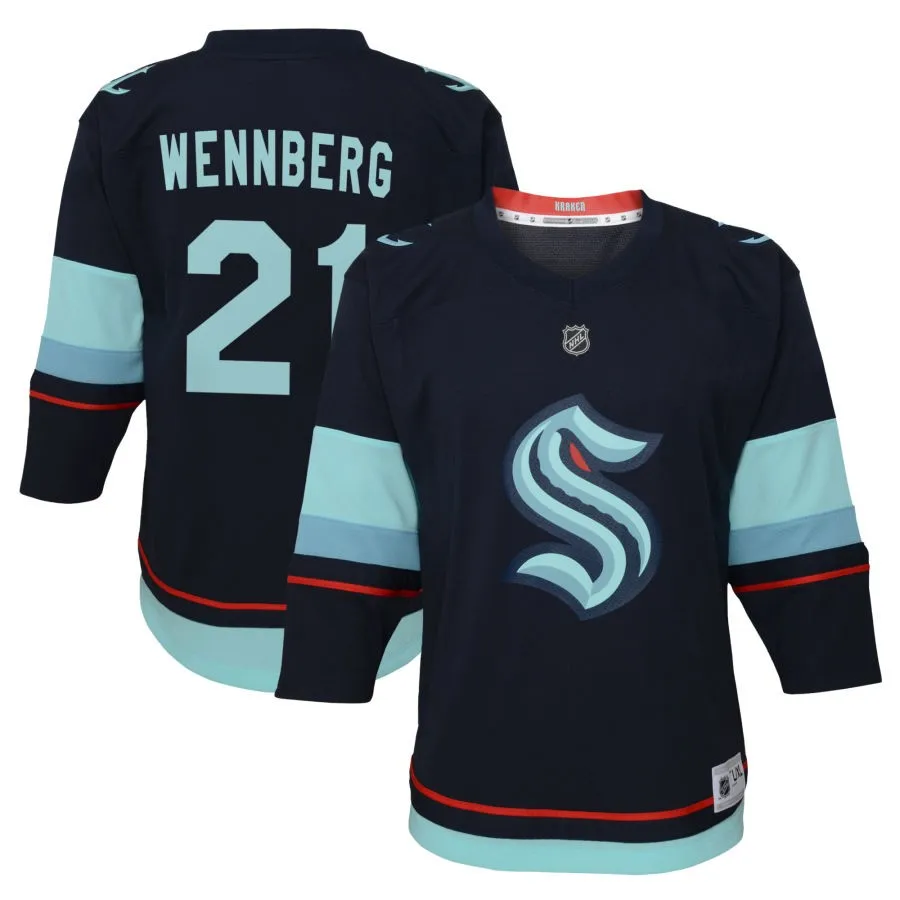 Alexander Wennberg Seattle Kraken Toddler Home Replica Jersey - Navy