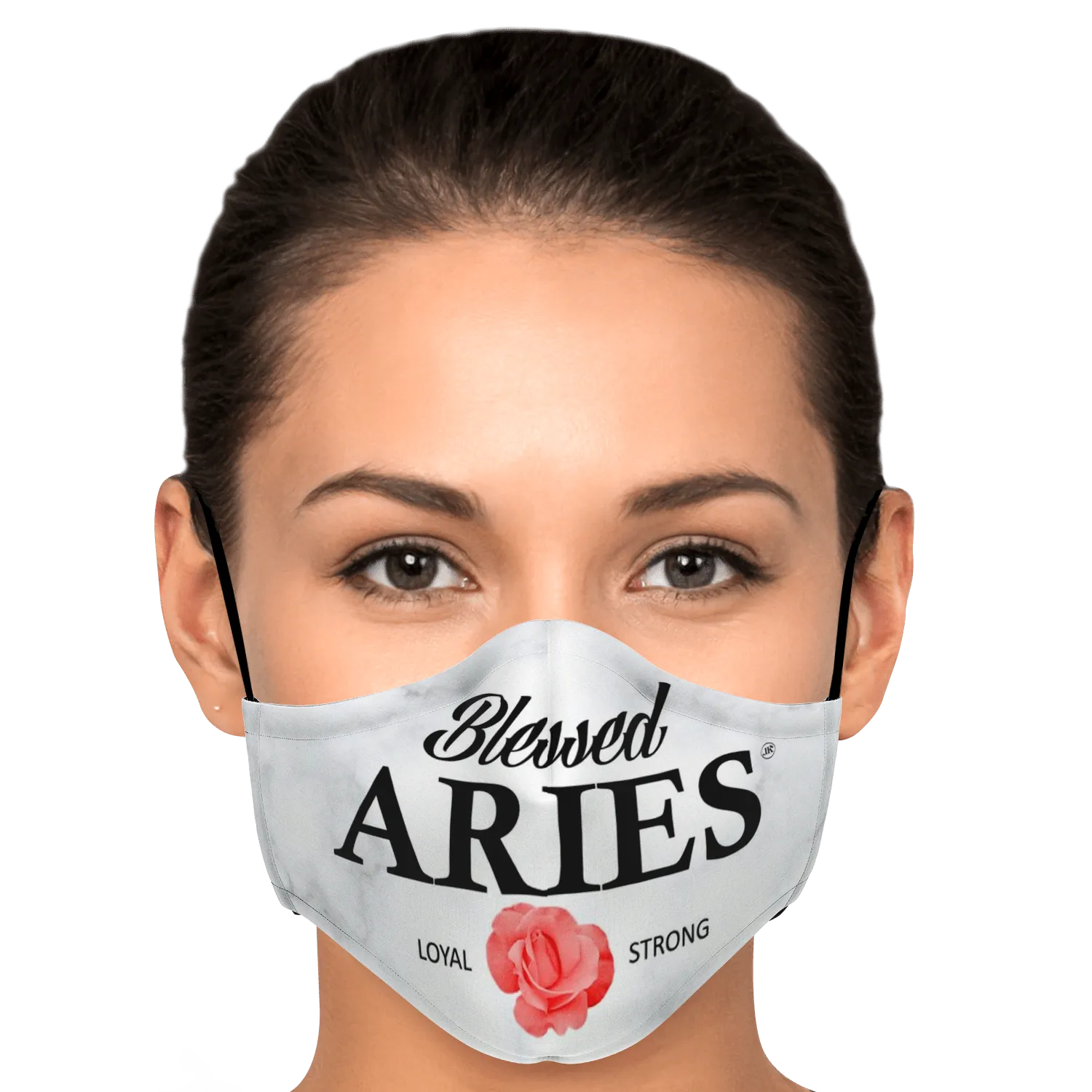 Blessed Aries Face Mask - White Renegade