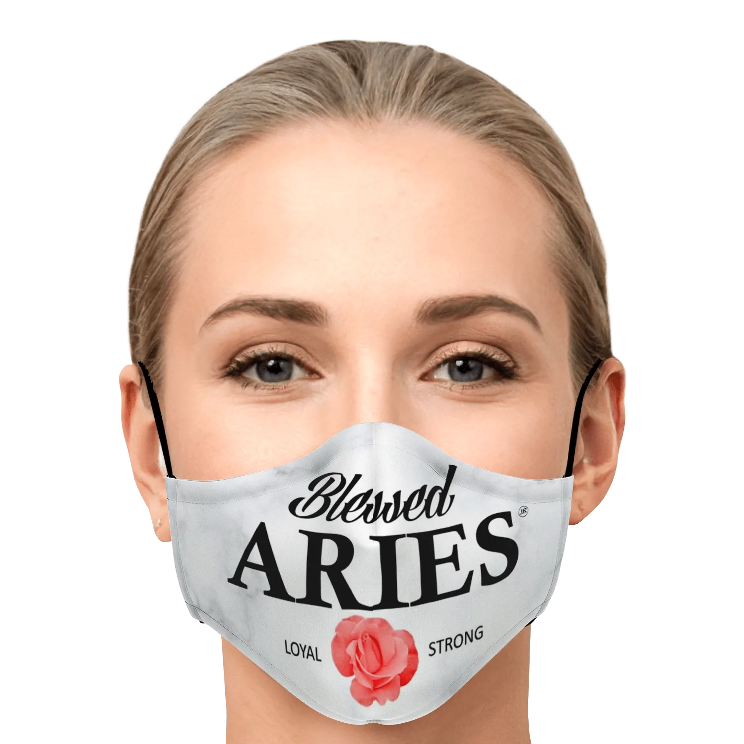 Blessed Aries Face Mask - White Renegade