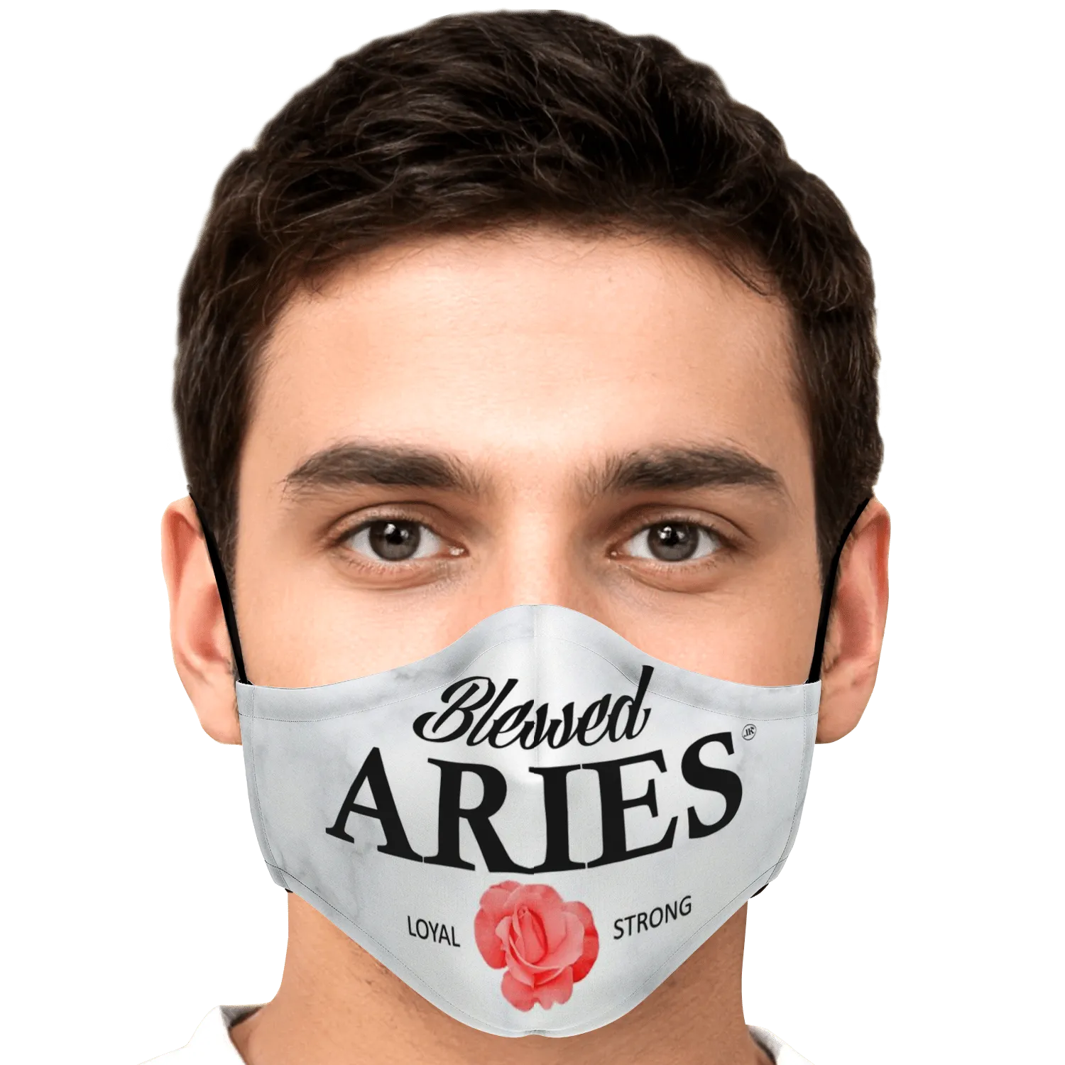 Blessed Aries Face Mask - White Renegade