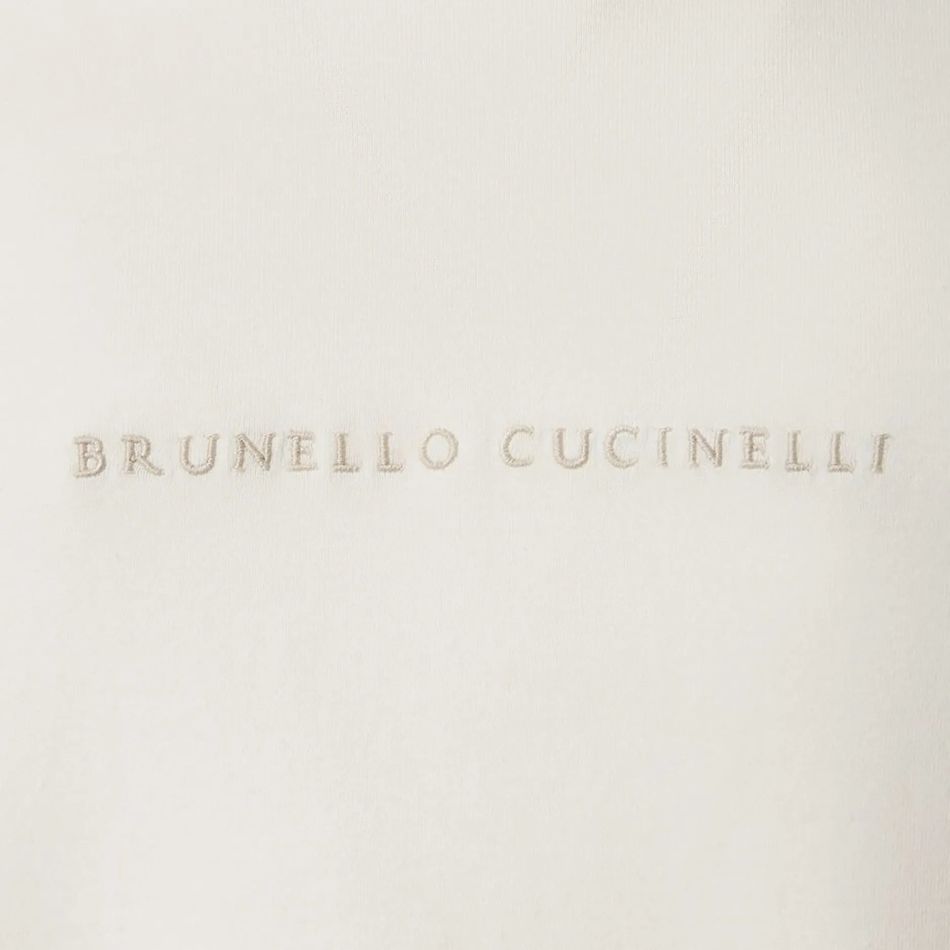 Brunello Cucinelli Embroidered Logo Sweatshirt