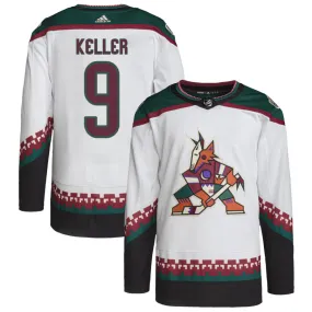 Clayton Keller Arizona Coyotes adidas Primegreen Authentic Pro Jersey - White