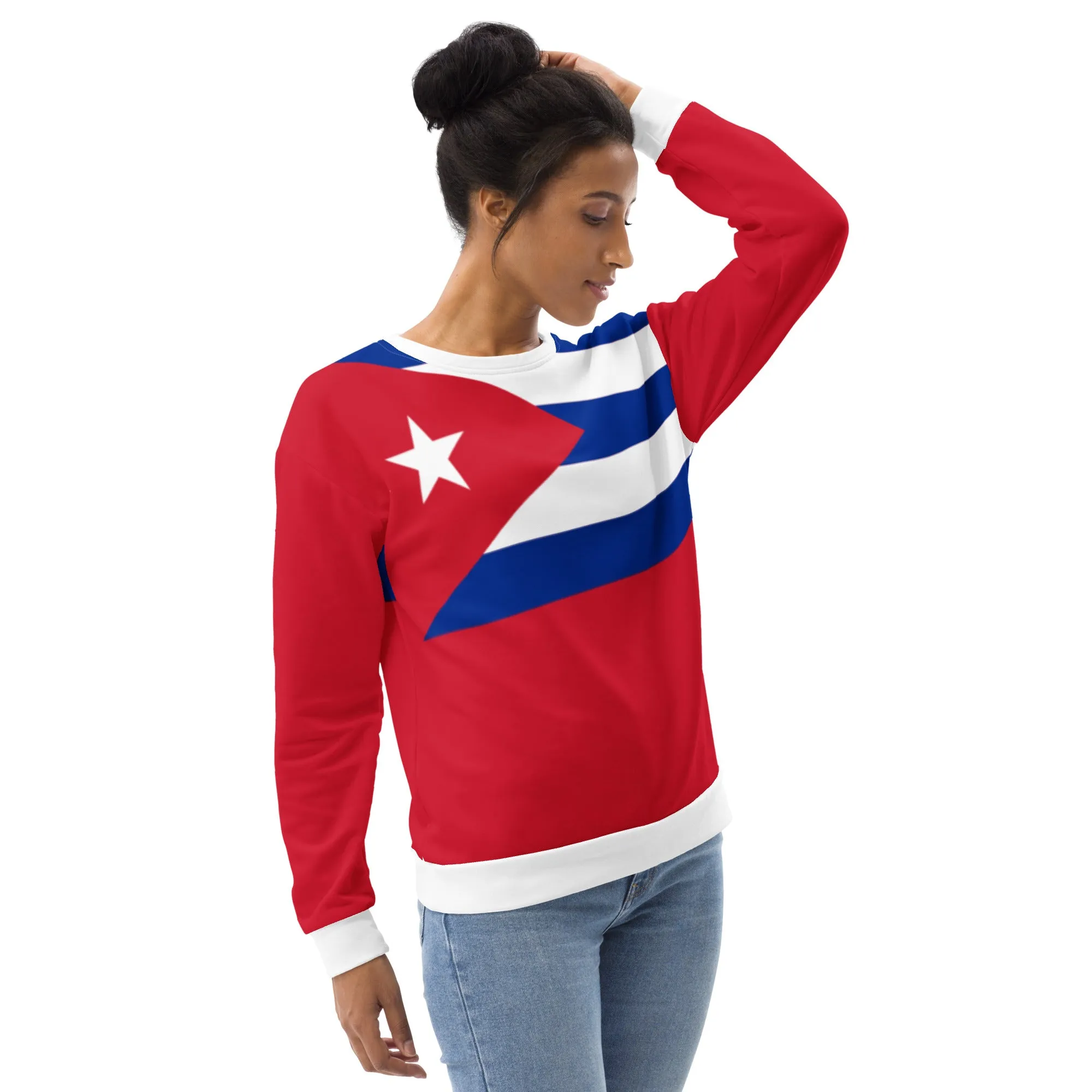 Cuba Sweatshirt / Flag Sweater / Patriotic Clothing