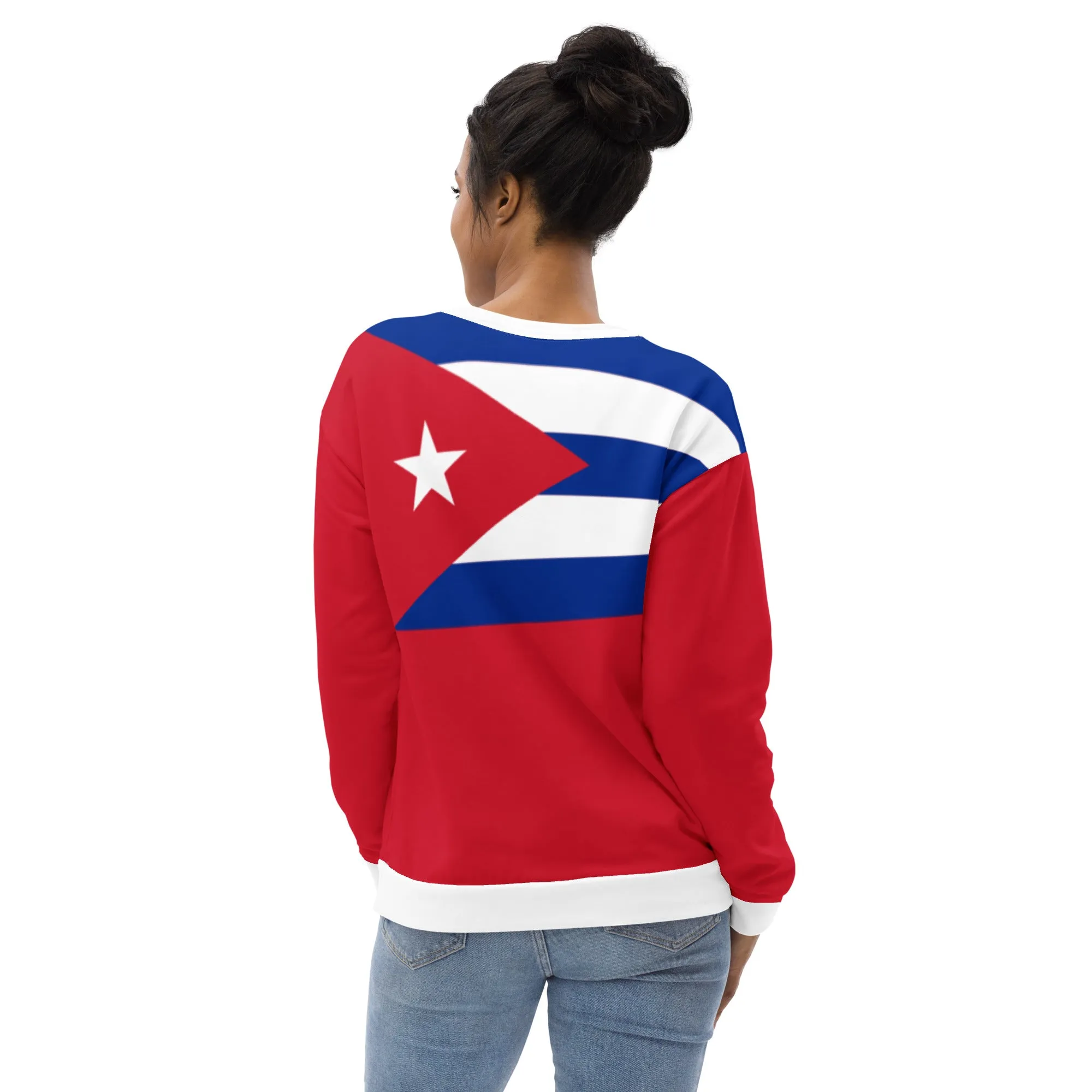 Cuba Sweatshirt / Flag Sweater / Patriotic Clothing