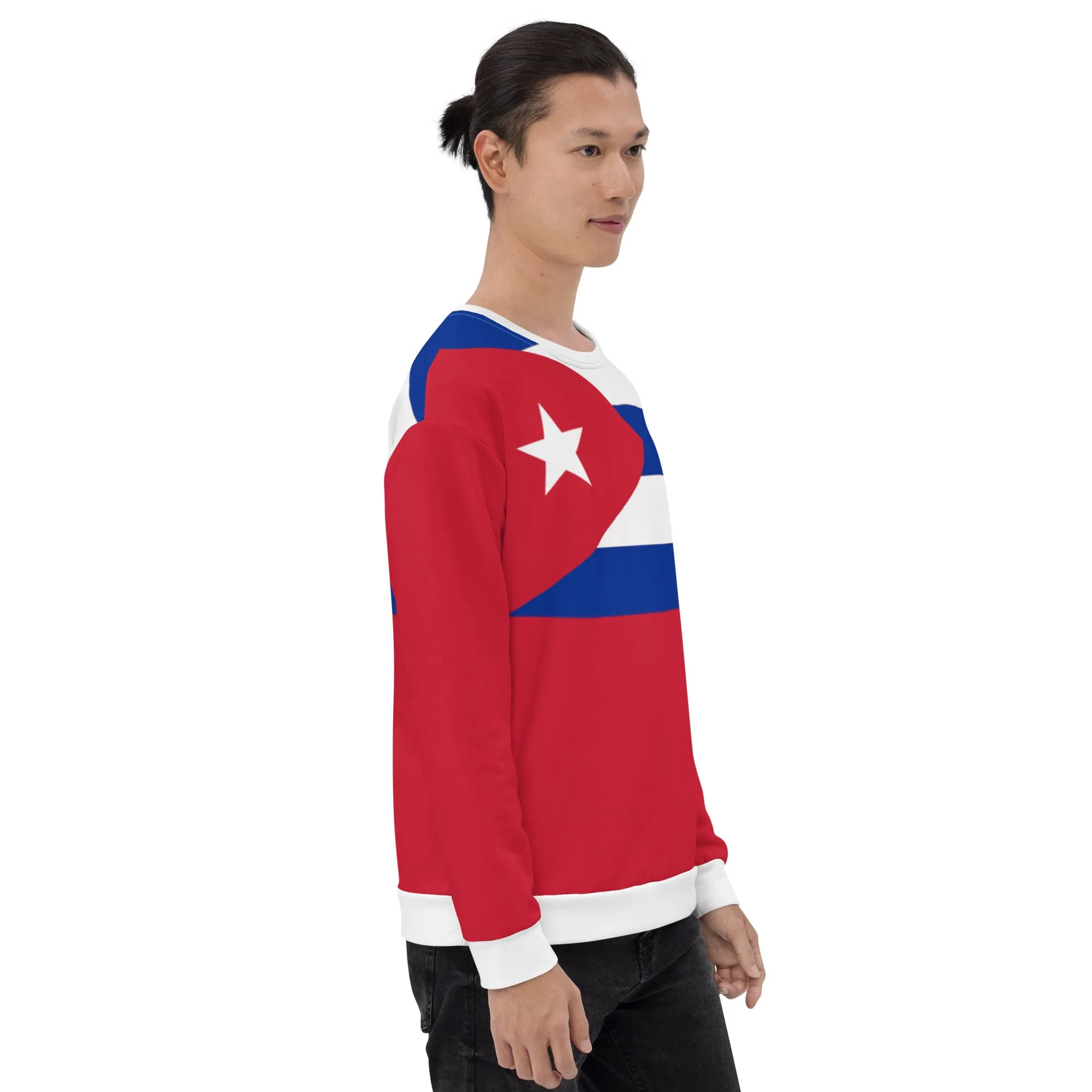 Cuba Sweatshirt / Flag Sweater / Patriotic Clothing