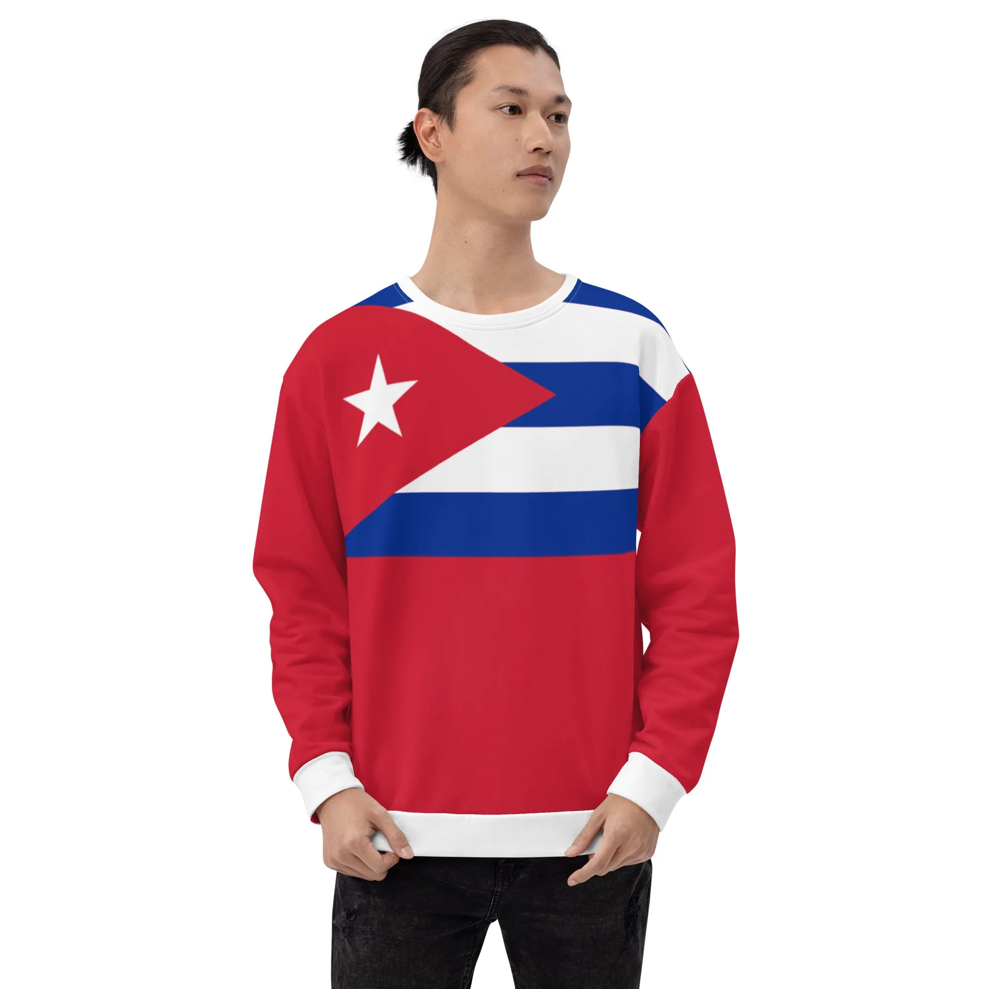 Cuba Sweatshirt / Flag Sweater / Patriotic Clothing