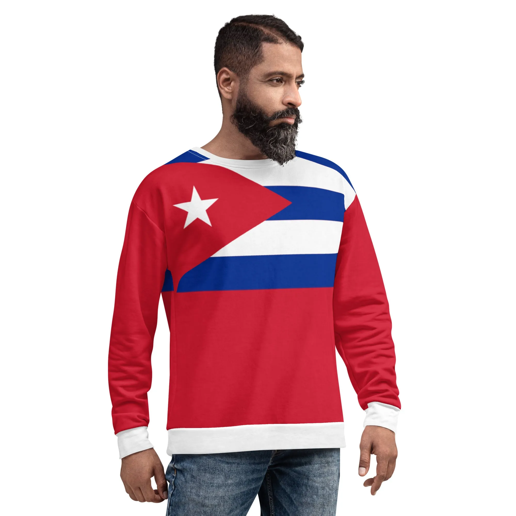 Cuba Sweatshirt / Flag Sweater / Patriotic Clothing