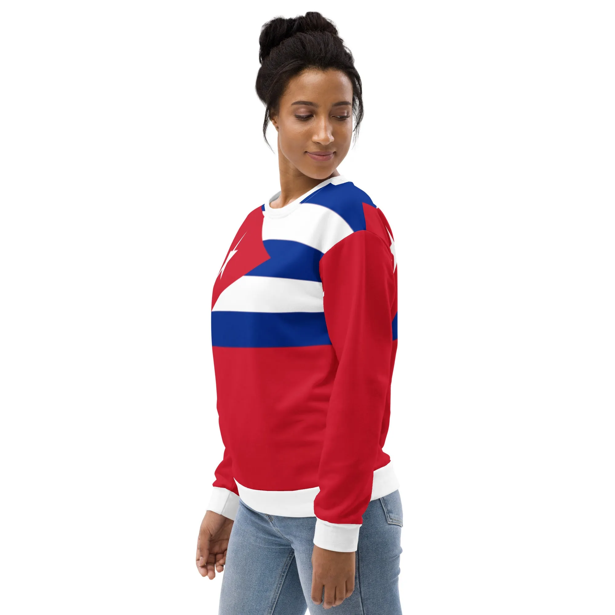 Cuba Sweatshirt / Flag Sweater / Patriotic Clothing