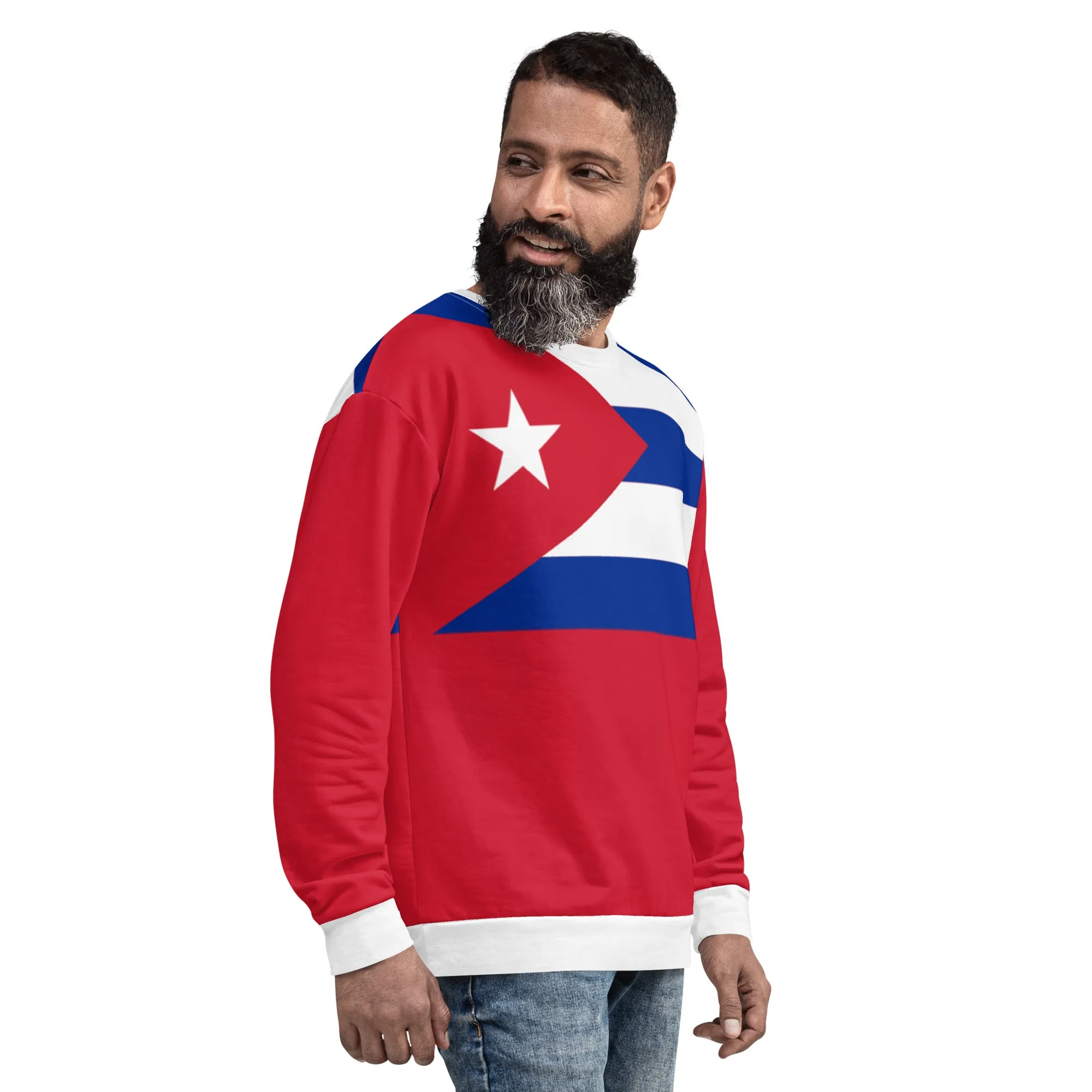 Cuba Sweatshirt / Flag Sweater / Patriotic Clothing