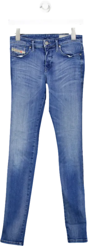 Diesel Blue Super Skinny Regular Waist Jeans W27