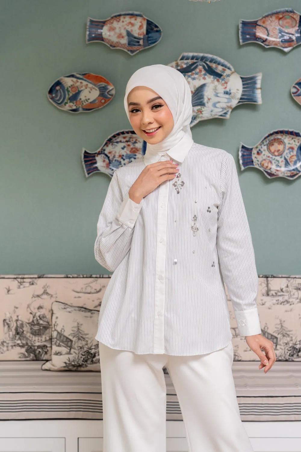 Disya Shirt Ash Grey