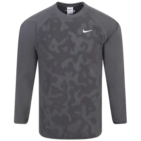 Dri-FIT Knitted Wool Camo Crew Neck Sweatshirt Anthracite Grey - W23