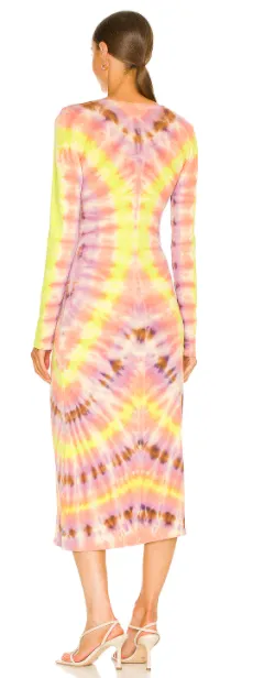 Fitted Tie Dye Dress