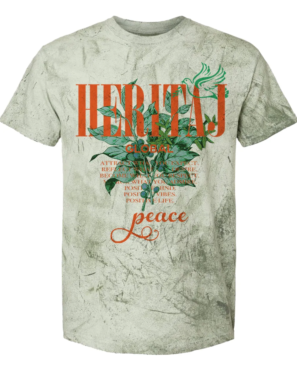 GLOBAL PEACE-TIE DYE-TEE