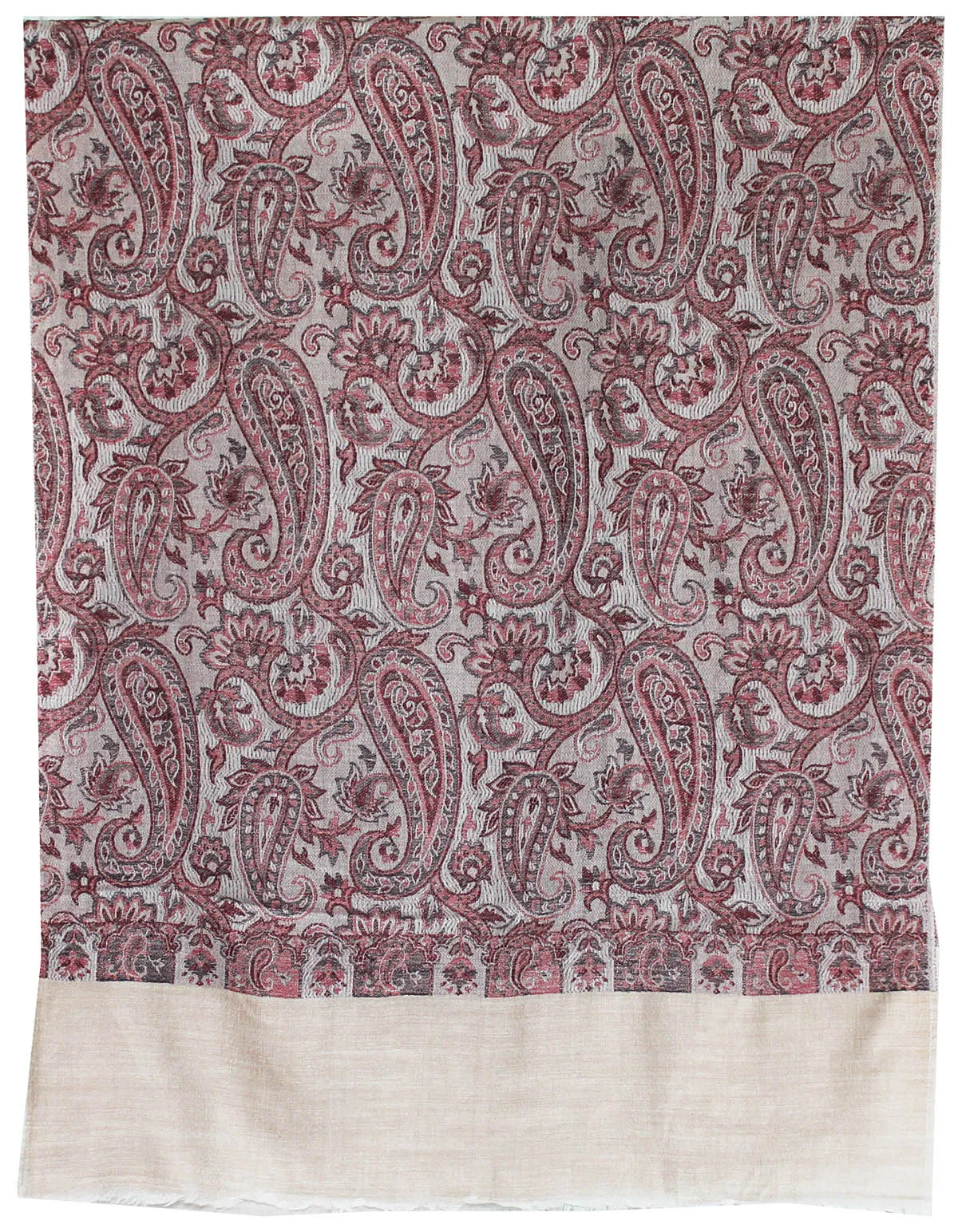 Indian Womens Shawls Paisley Wool Scarf Fashion Gift (80 x 28 inches)