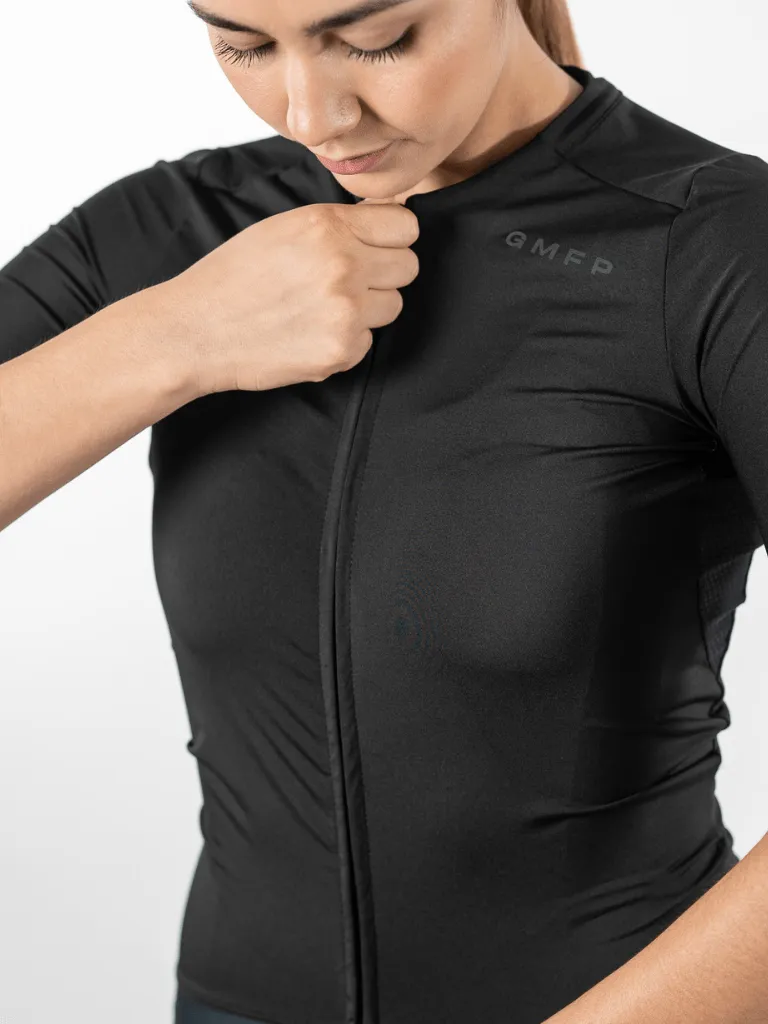 Jersey Velo core UNISEX NEGRO