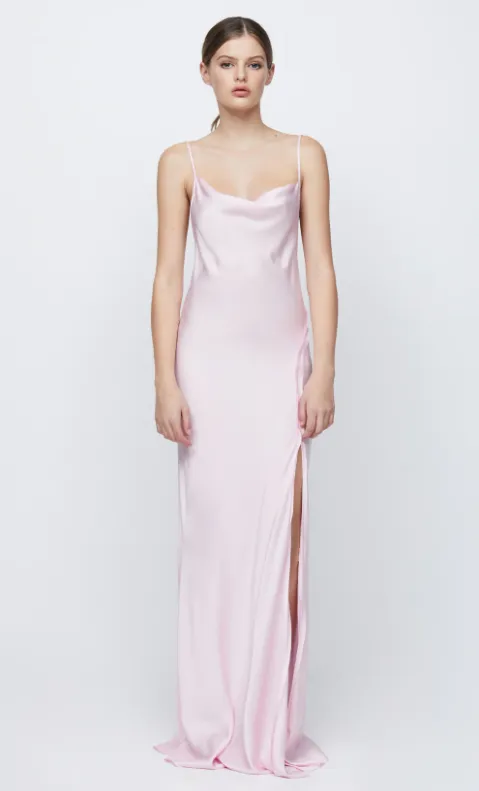 Joelle Split Maxi Dress - Quartz Pink