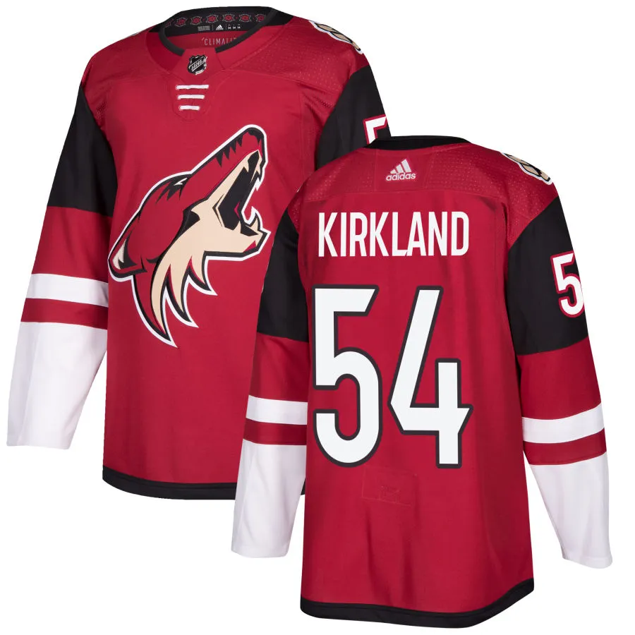 Justin Kirkland Arizona Coyotes adidas Authentic Jersey - Maroon