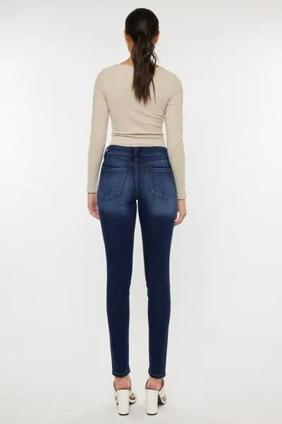 Kancan Mid Rise Gradient Skinny Jeans (Online Exclusive)