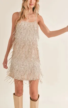 Light Up Sequined Mini Dress