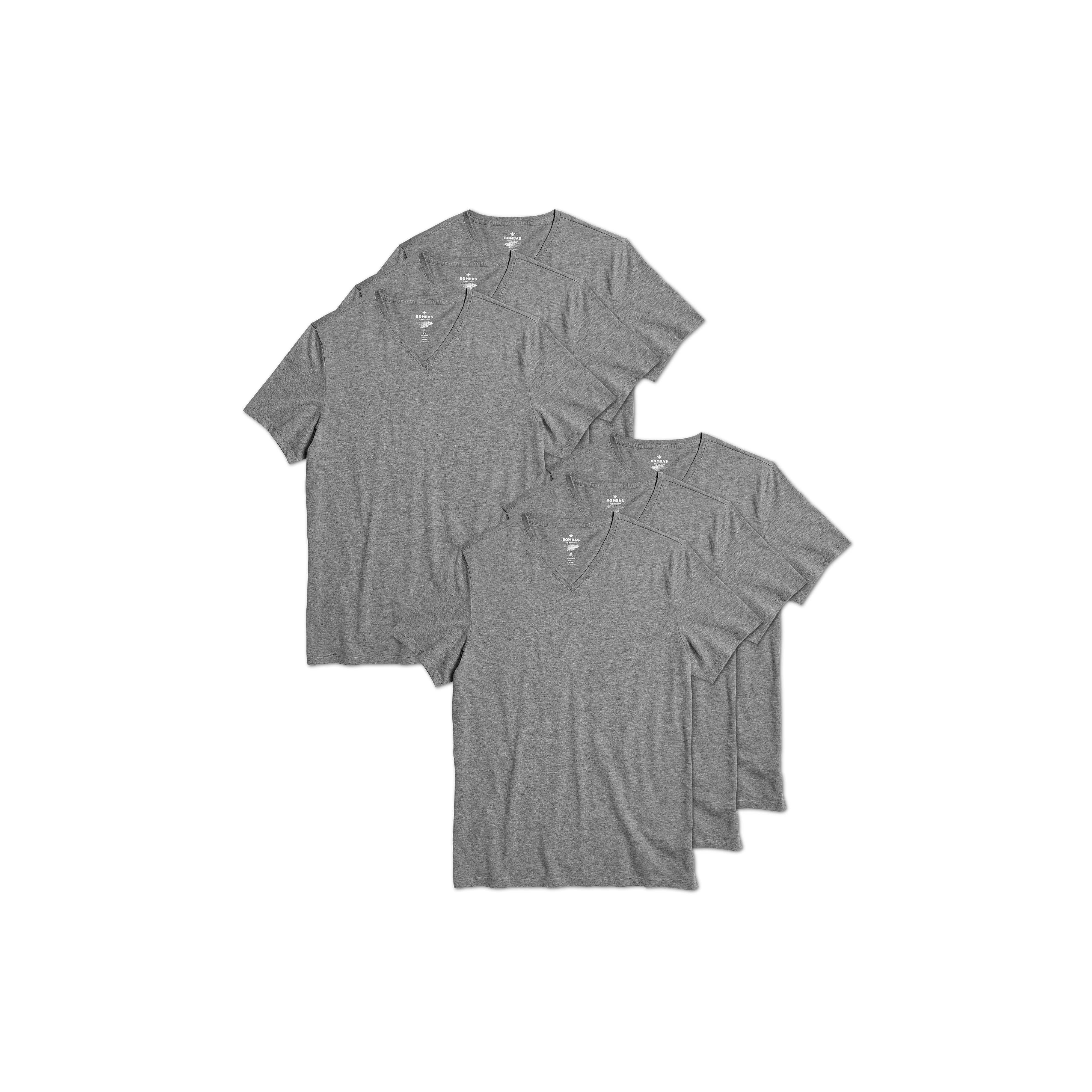 Men's Pima Cotton V-Neck T-Shirt 6-Pack