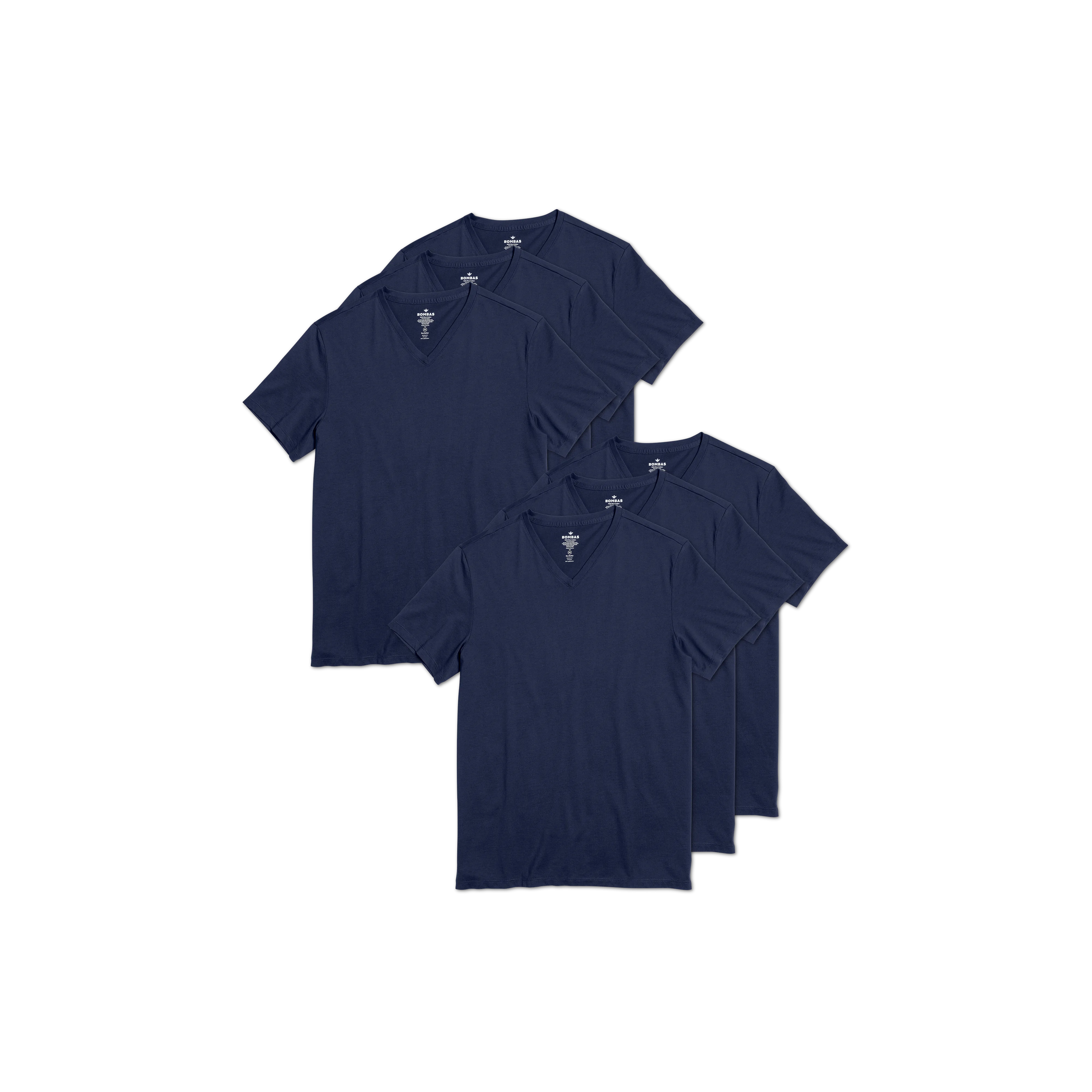 Men's Pima Cotton V-Neck T-Shirt 6-Pack