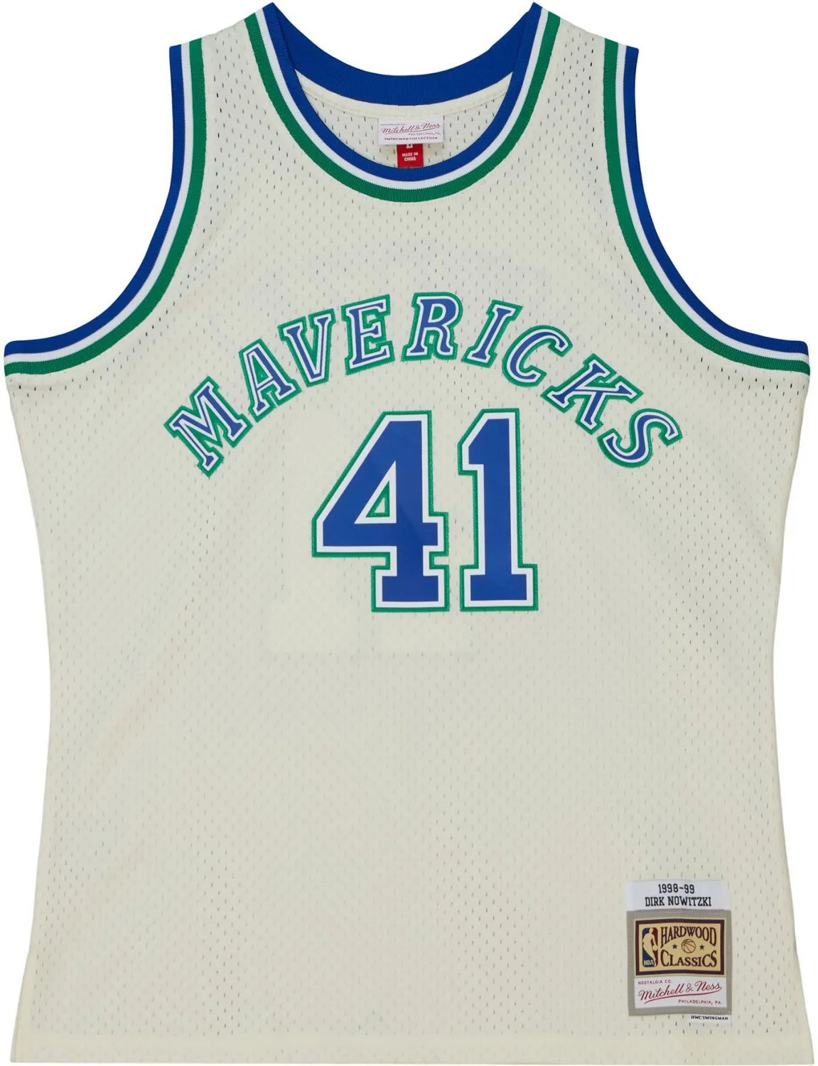 Mitchell & Ness Men's Dallas Mavericks Dirk Nowitski #41 Energy Jersey