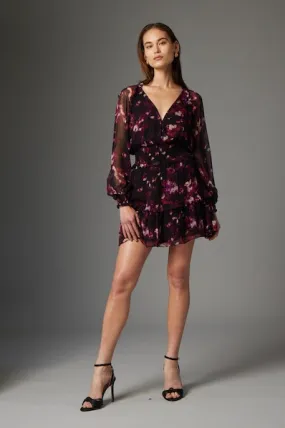 Moody Floral Raquel dress