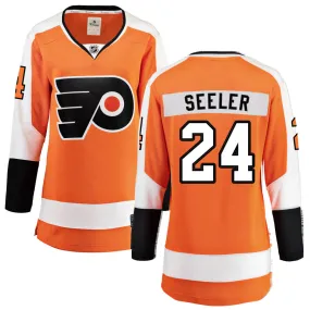 Nick Seeler Philadelphia Flyers Fanatics Branded Women's Home Breakaway Jersey - Orange