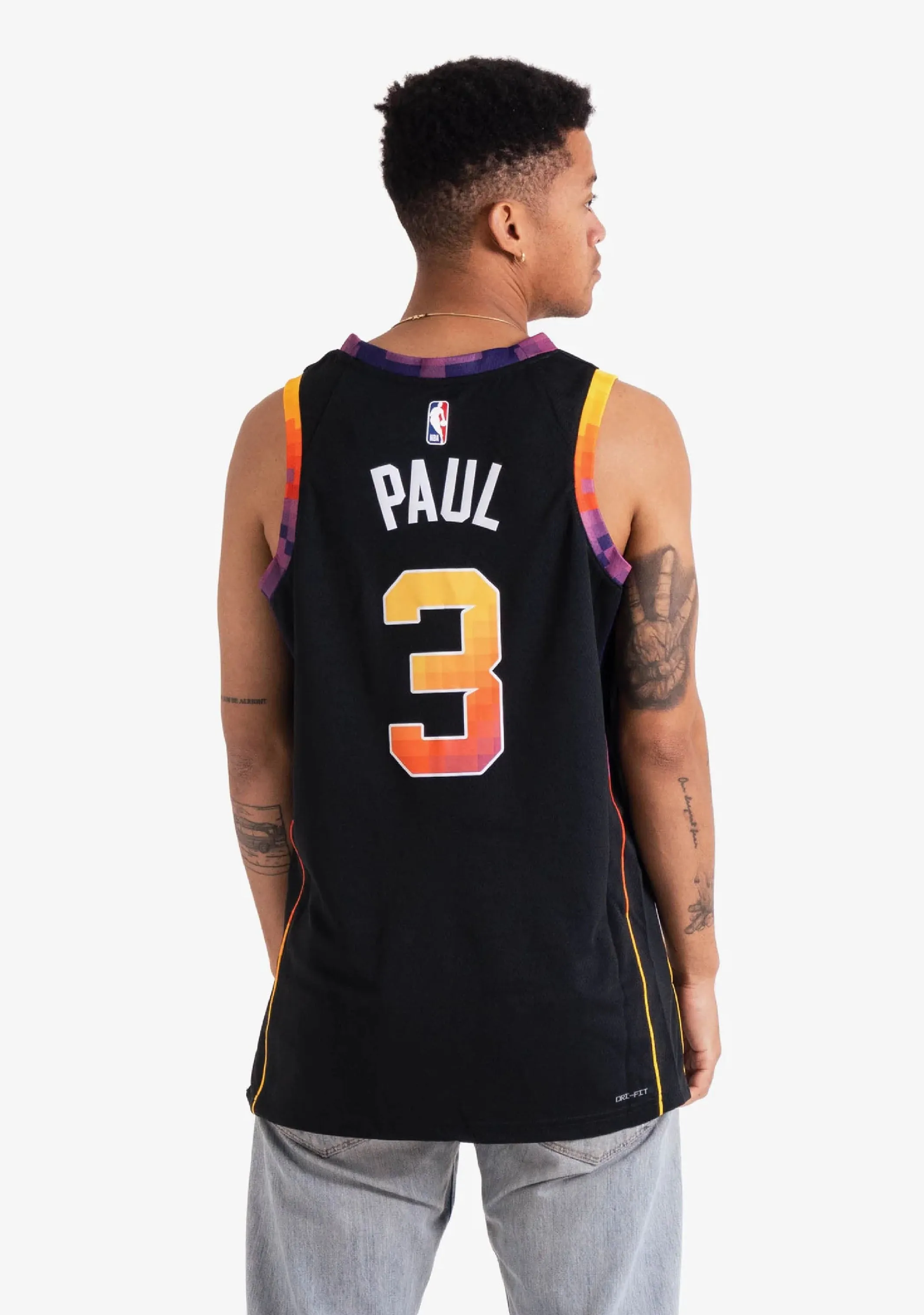 Nike Mens Chris Paul Phoenix Suns Statement Edition Jordan Dri-FIT NBA Swingman Jersey <br> DO9540 010