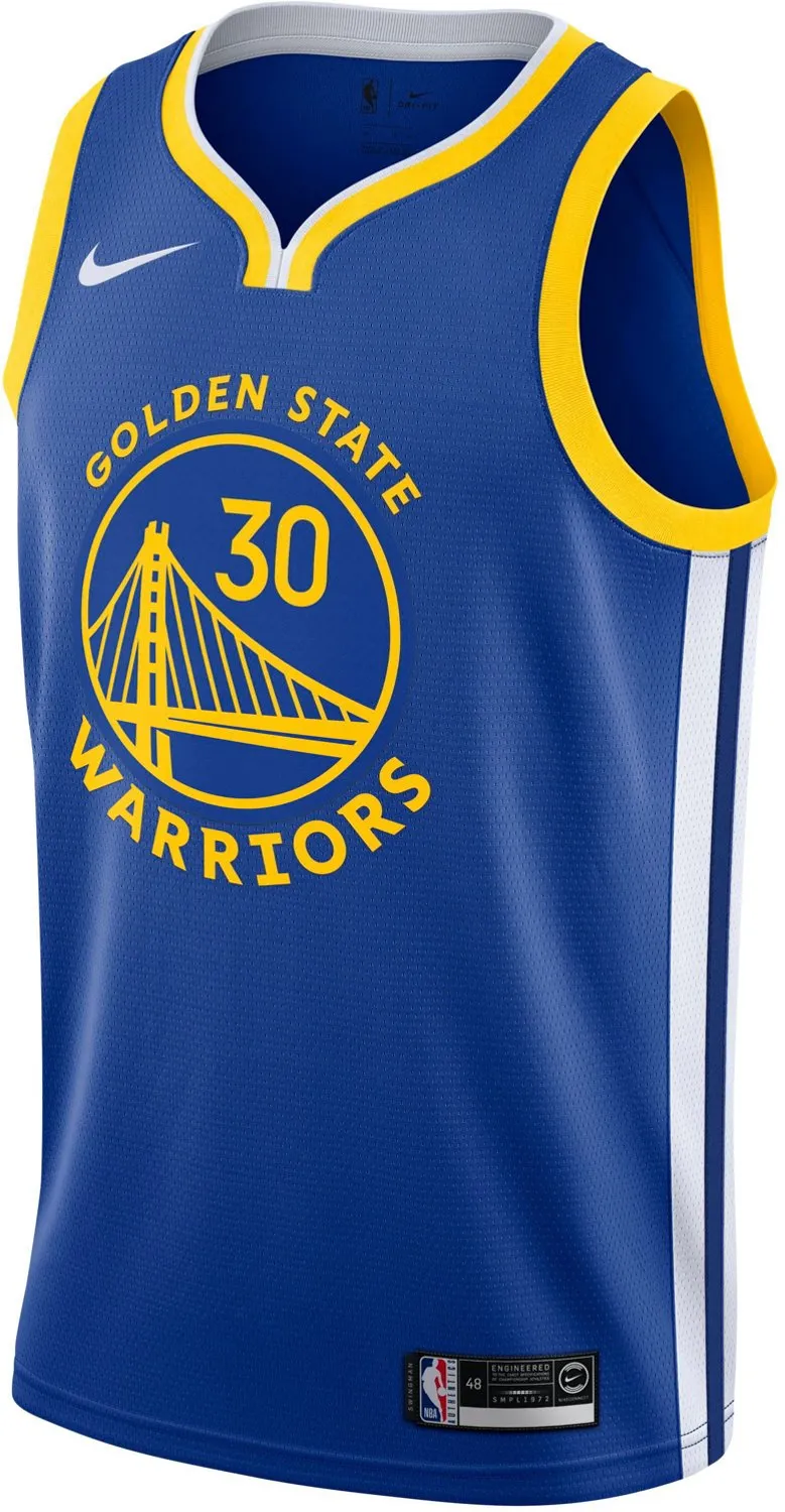 Nike Men's Golden State Warriors Stephen Curry 30 Icon Edition Swingman Jersey