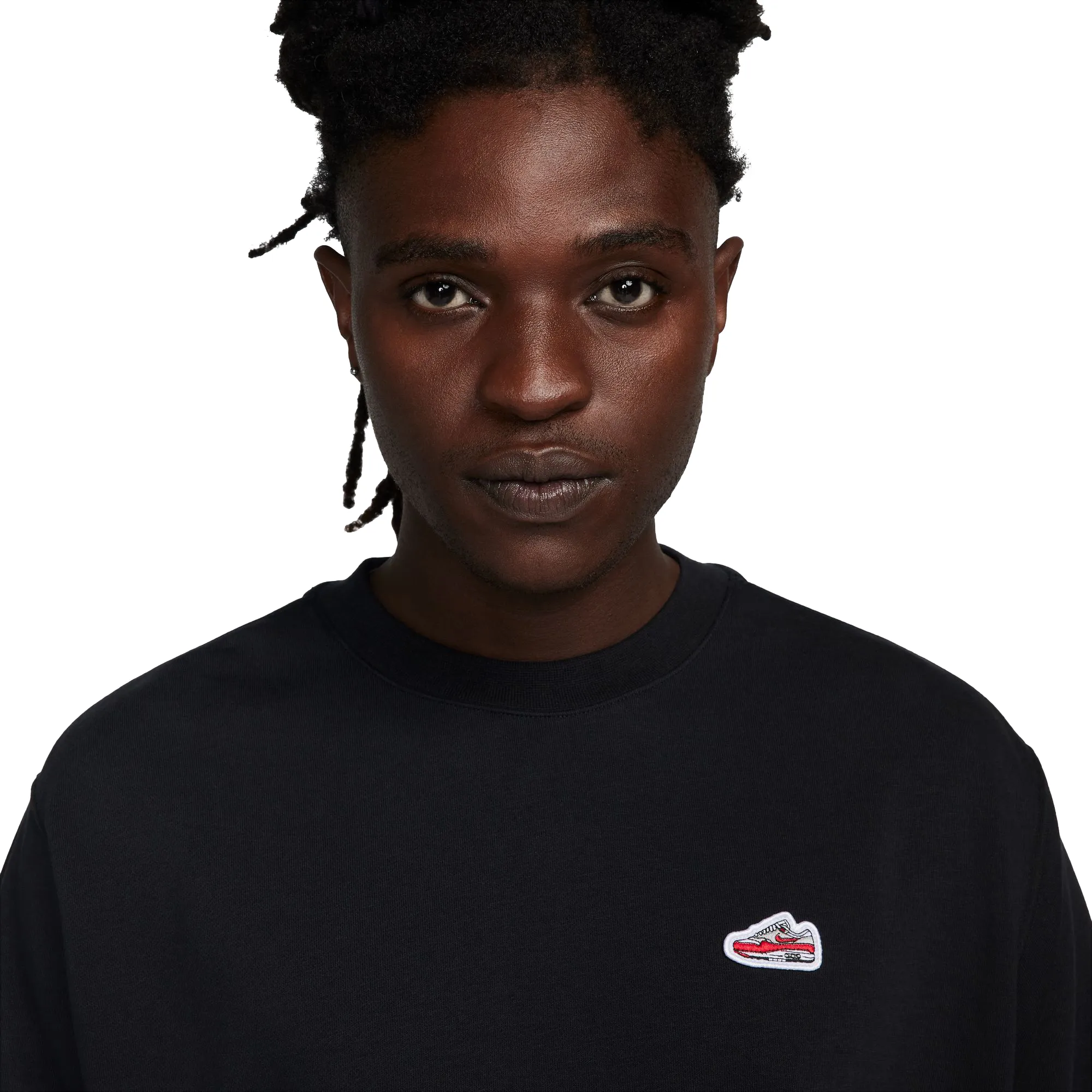 Nike Sportswear French Terry Crew-Neck Sweatshirt "Black" FZ5202-010