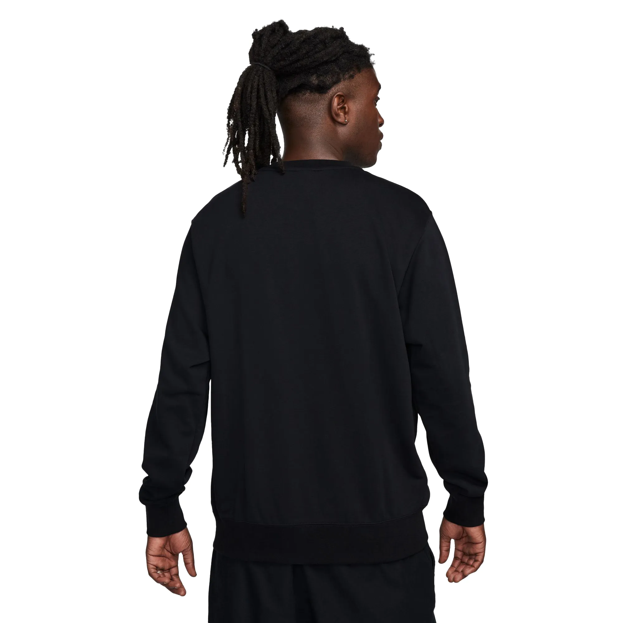 Nike Sportswear French Terry Crew-Neck Sweatshirt "Black" FZ5202-010