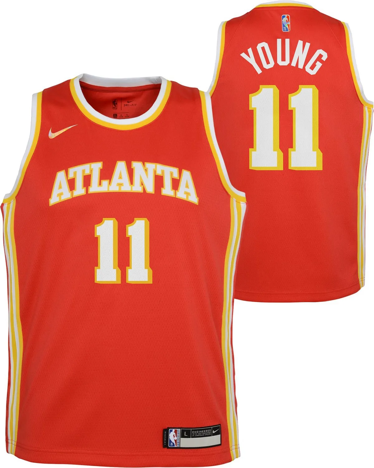 Nike Youth Atlanta Hawks Young Diamond Icon Mixtape Swingman Jersey