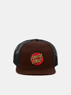 Santa Cruz Classic Dot Patch Trucker - Brown