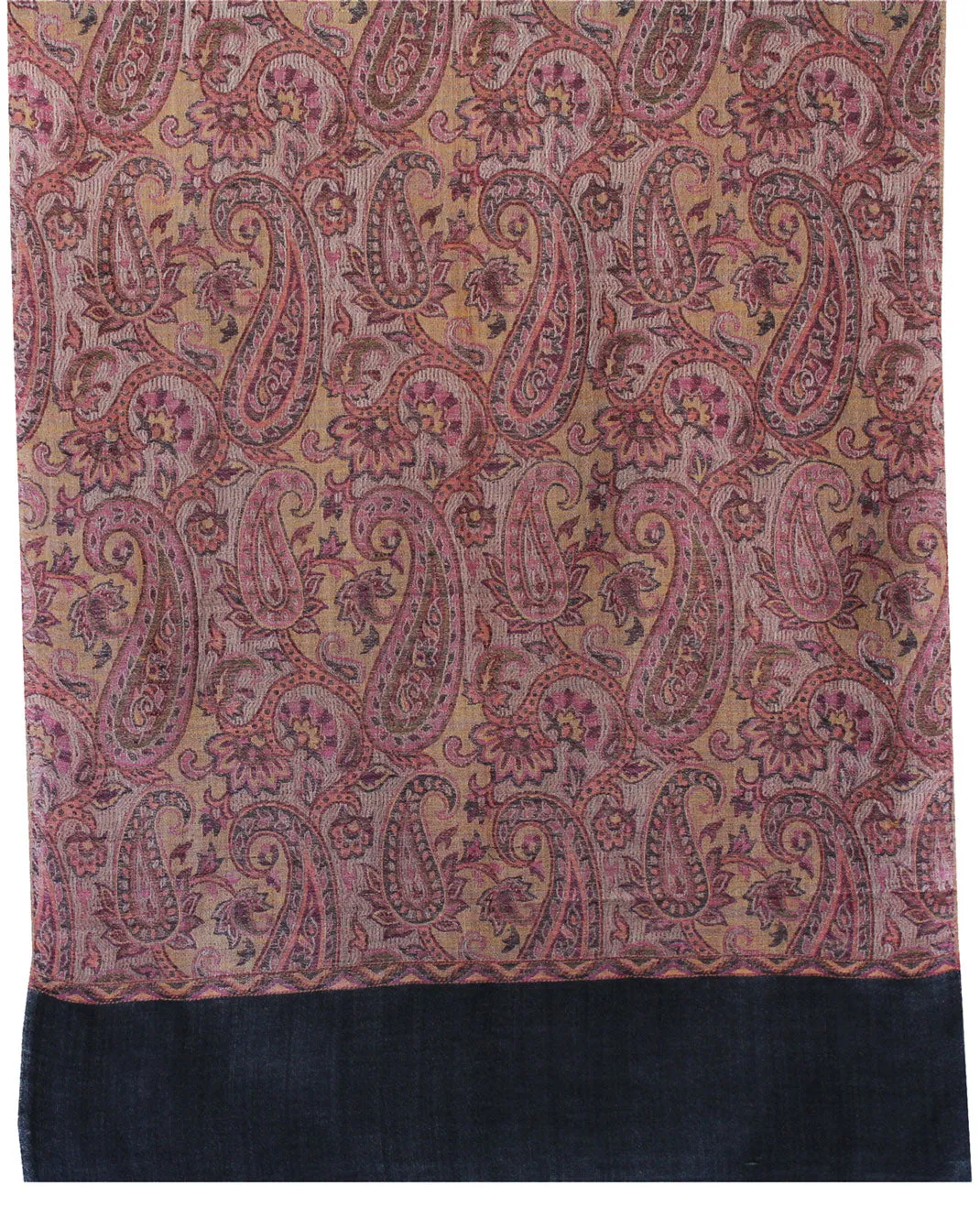 Shawls Paisley Wool Scarf Womens Indian Clothing Gift (80 x 28 inches)