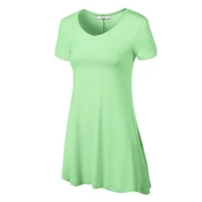 Short Sleeve Tunic Top MINT