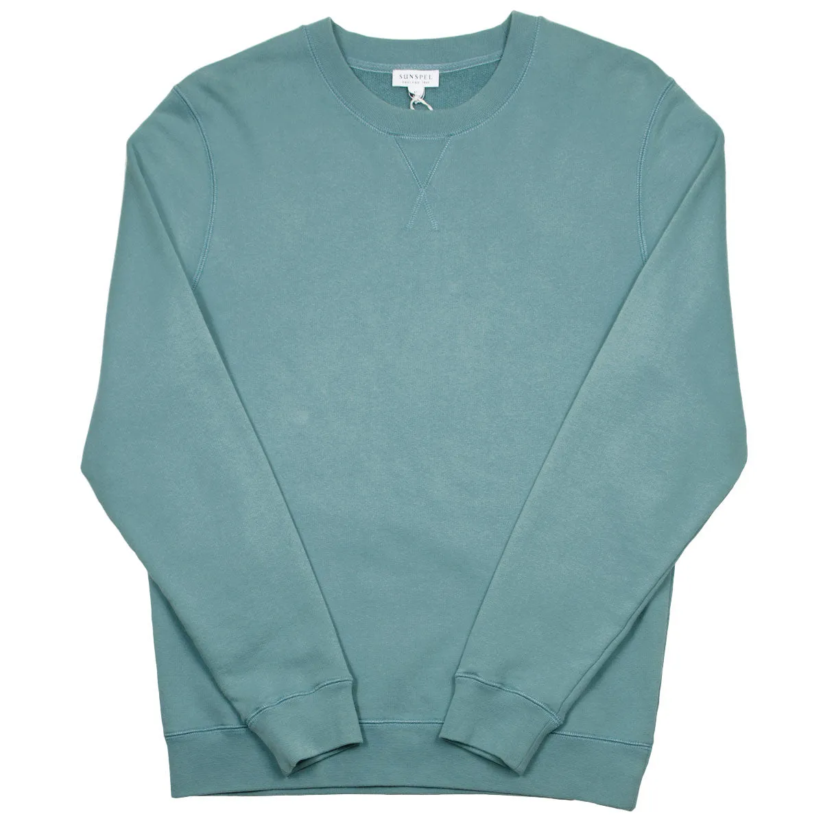 Sunspel - Loopback Sweatshirt - Aqua