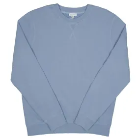 Sunspel - Loopback Sweatshirt - Blue Sky